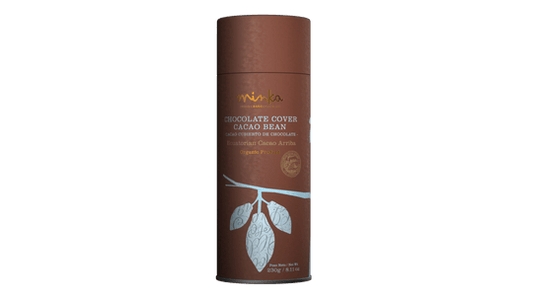 MINKA Chocolates Tubes - Organic Cacao Beans Covered with Chocolate