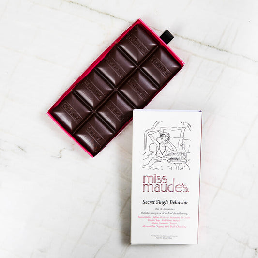 Miss Maude's Bar of Chocolates Secret Single Behavior Bar