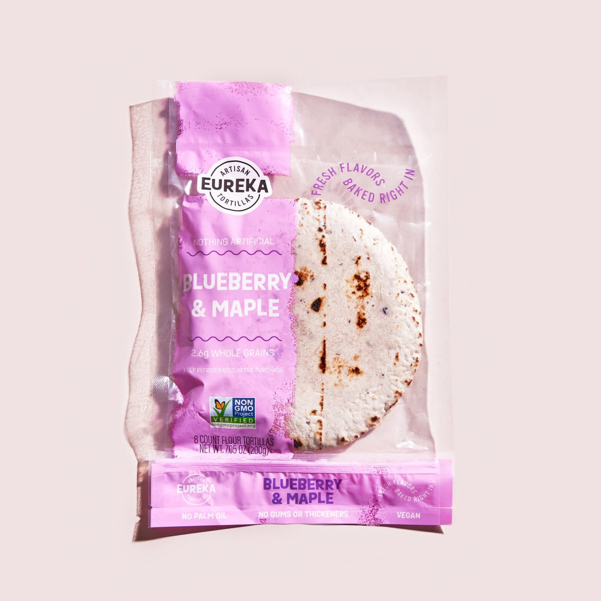 Flour Tortillas (6 inch, 8 Count) Blueberry & Maple