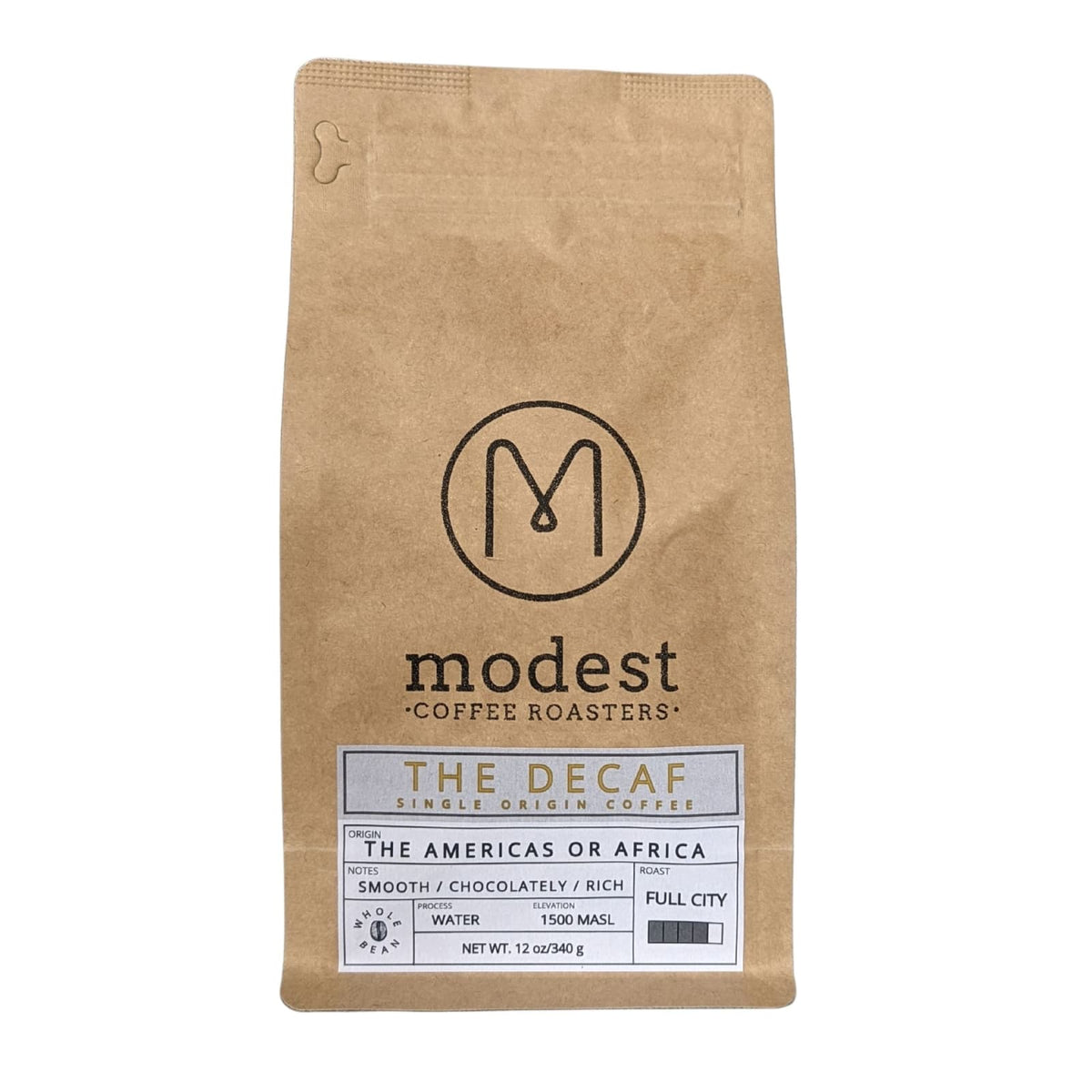 Modest Coffee Roasters Modest Coffee Roasters Single-Origin Coffee - The Decaf