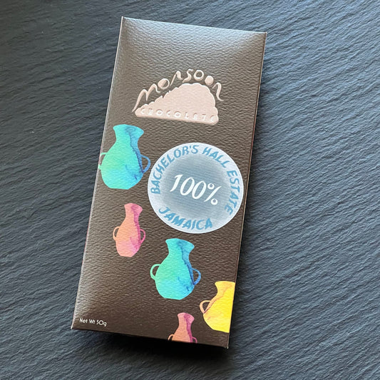 Monsoon Chocolate Bachelor's Hall Estate Jamaica - 100% Dark Chocolate