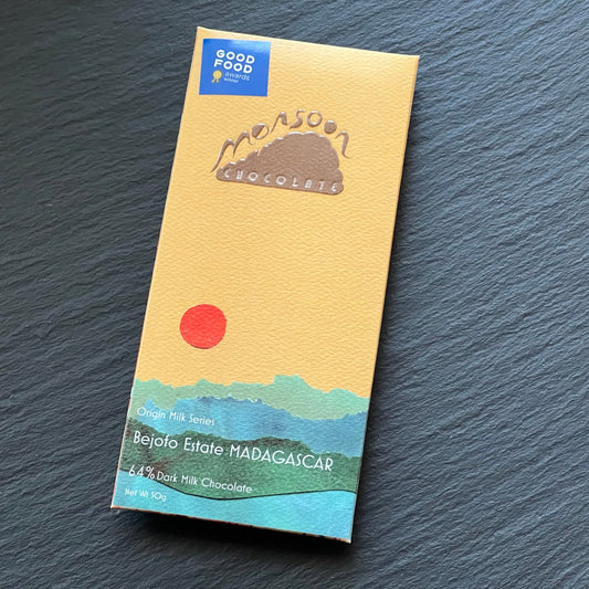 Monsoon Chocolate Bejofo Estate Madagascar - 64% Dark Milk Chocolate