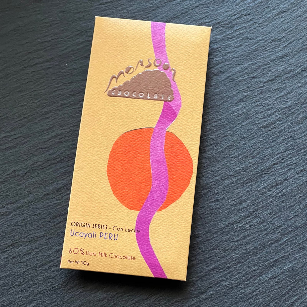 Monsoon Chocolate Ucayali Peru - 60% Dark Milk Chocolate