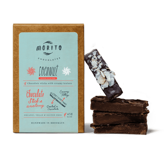 Morito Chocolates Morito Chocolate Sticks - Coconut