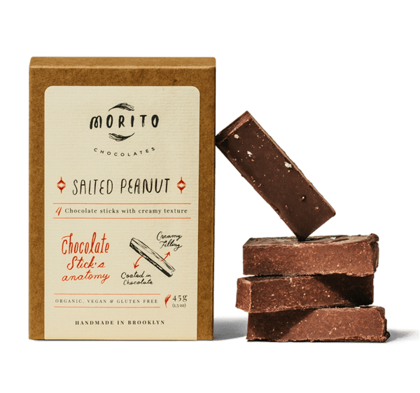 Morito Chocolates Morito Chocolate Sticks - Salted Peanut