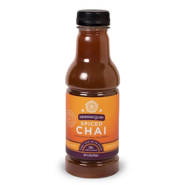 Morning Glory Chai Spiced Chai - 16oz Bottle