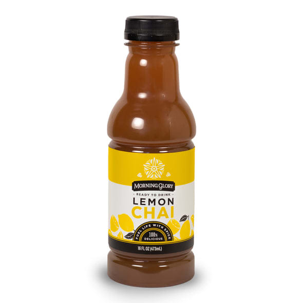 Morning Glory Chai Lemon Chai - 16oz Bottle