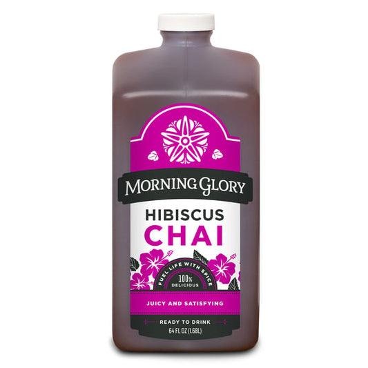 Morning Glory Chai Hibiscus Chai - 64oz Jug