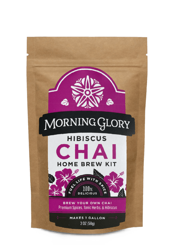 Morning Glory Chai Hibiscus Chai - Home Brew Spice Kit