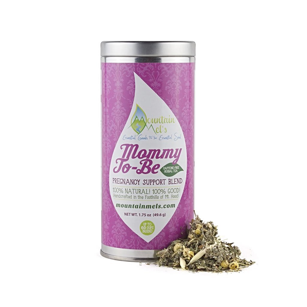 Mountain Mel's Loose Leaf Medicinal Herbal Teas - Large Tin - Mommy To-Be