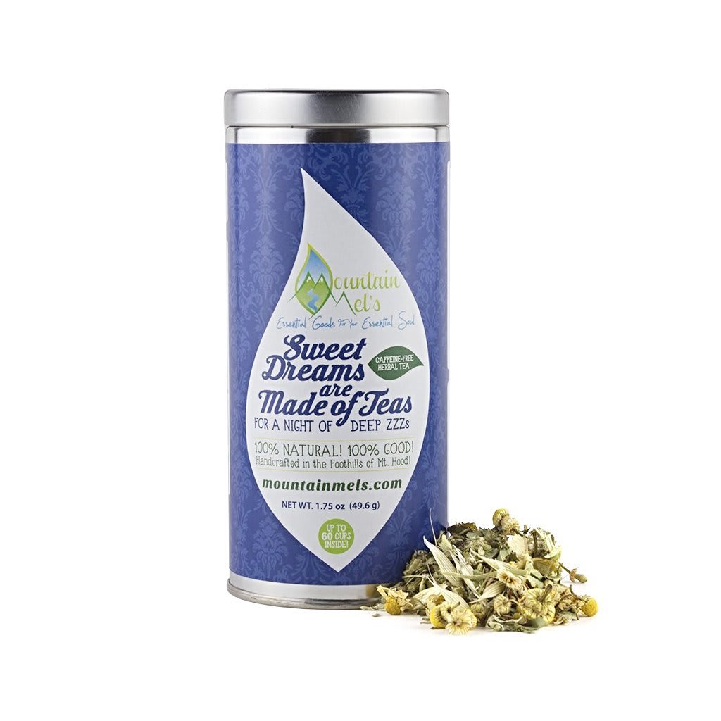 Mountain Mel's Loose Leaf Medicinal Herbal Teas - Large Tin - Sweet Dreams are Made O