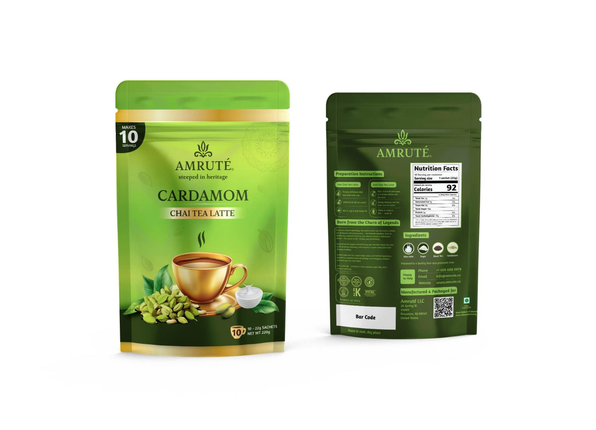 Amruté Chai Tea Latte(10ct Single Serves) Car001