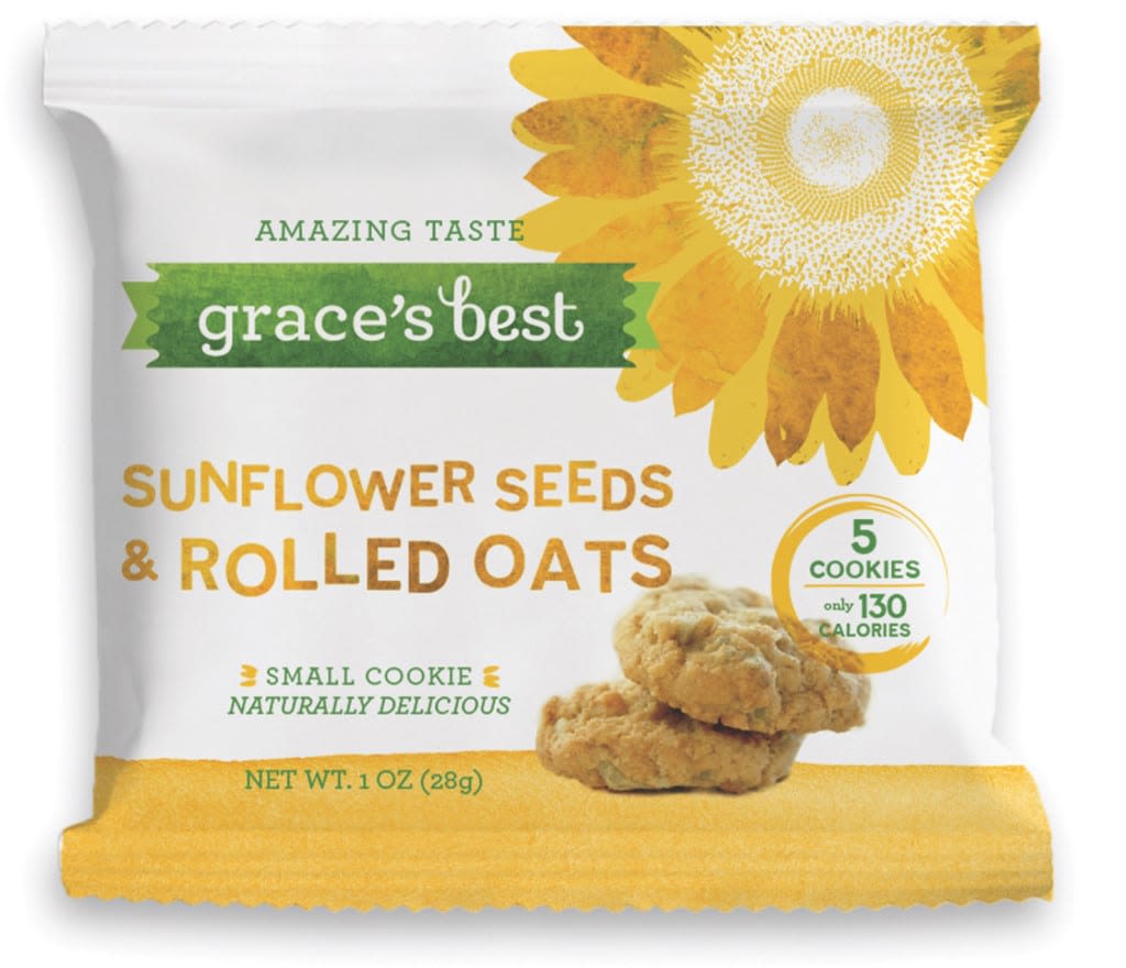 Grace's Best Sunflower Seeds and Rolled Oats Cookies AS 01