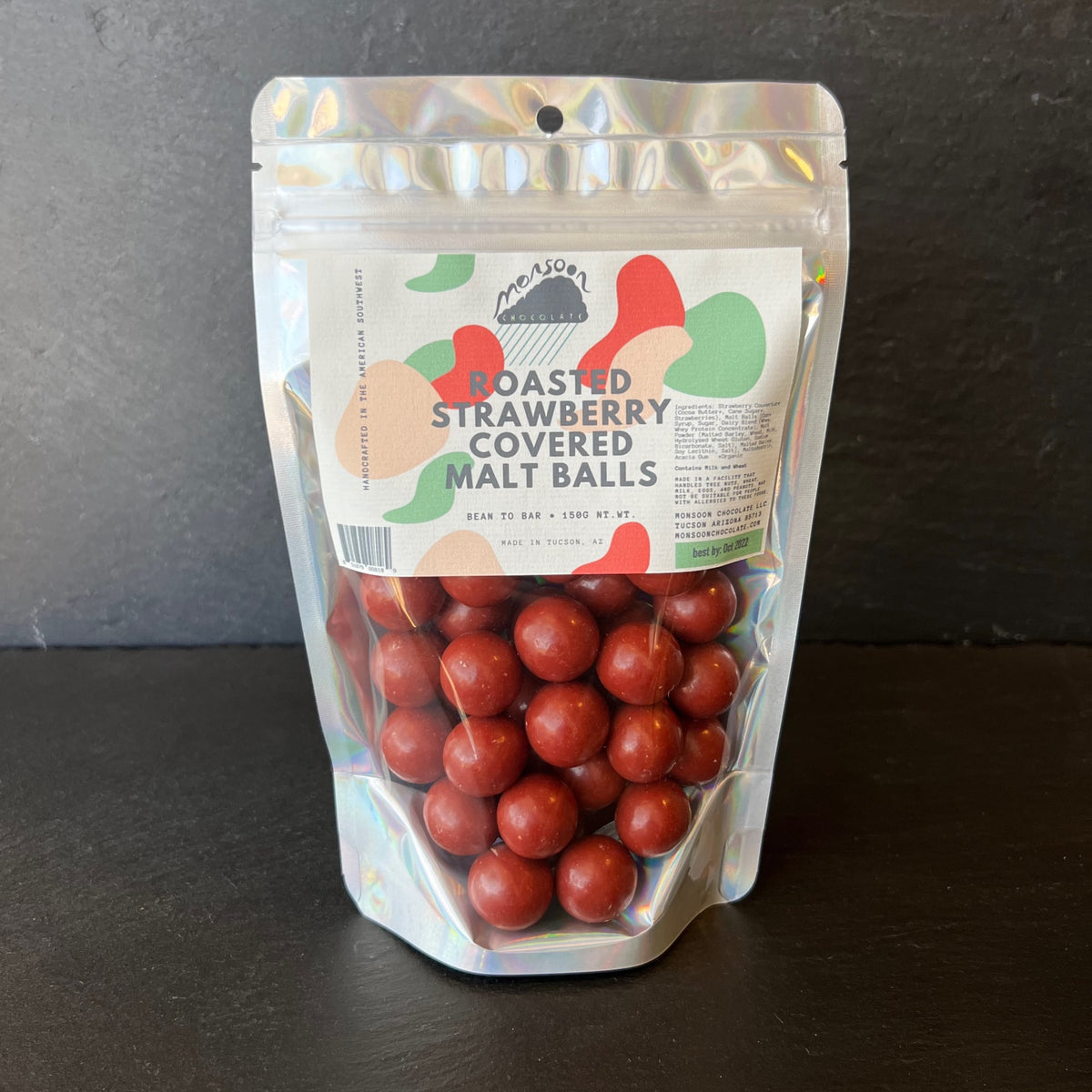 Roasted Strawberry Covered Malt Balls 23