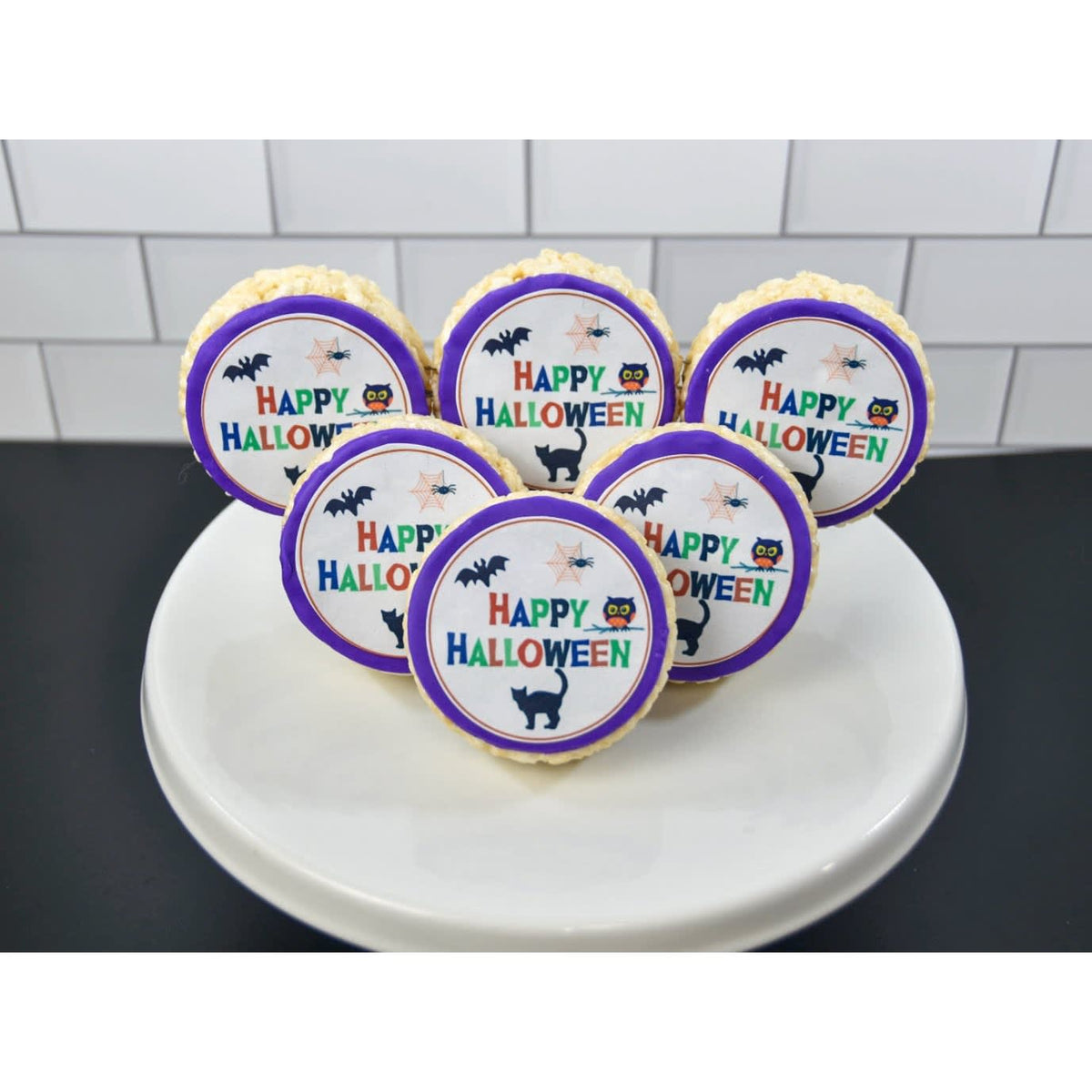 Halloween Message Rice Crispie Treats