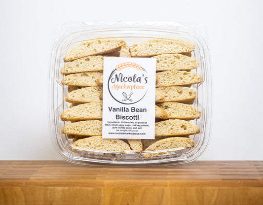 Nicola's Marketplace Vanilla Bean Biscotti