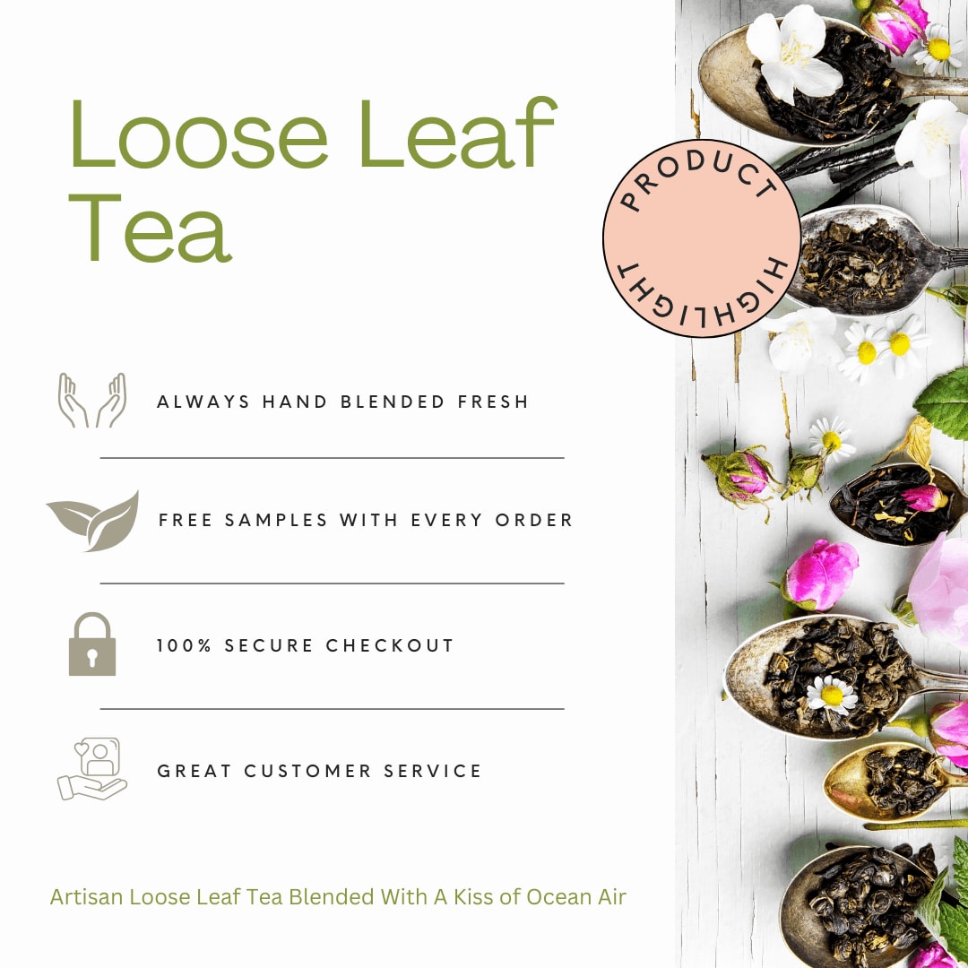 Beach House Black - Artisan Small Batch Loose Leaf Tea TEA-491