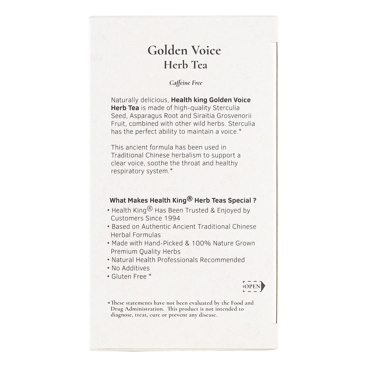 Golden Voice Herb Tea