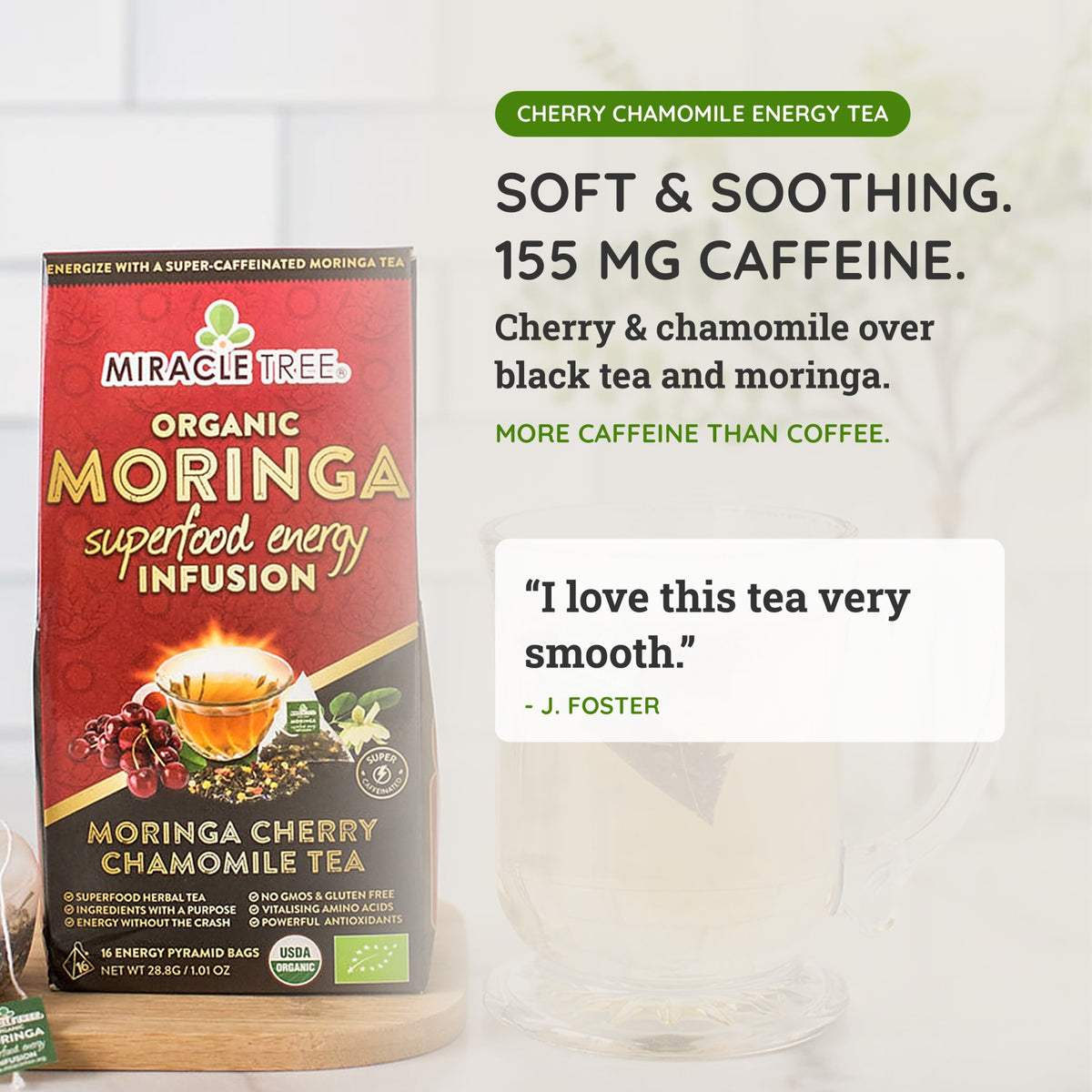 Organic Moringa Energy Tea, 16ct MT-CCT-16