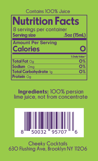 Juice SKU CS-12-4OZ-LIM