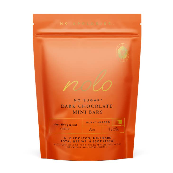 Nolo Snacks Mini Bars - Dark Chocolate