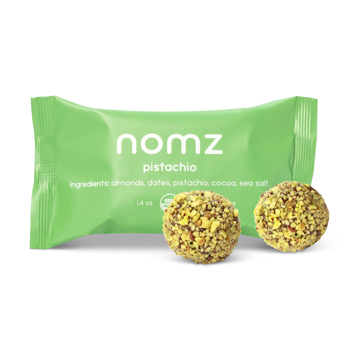 Nomz Organic Energy Bites - Pistachio