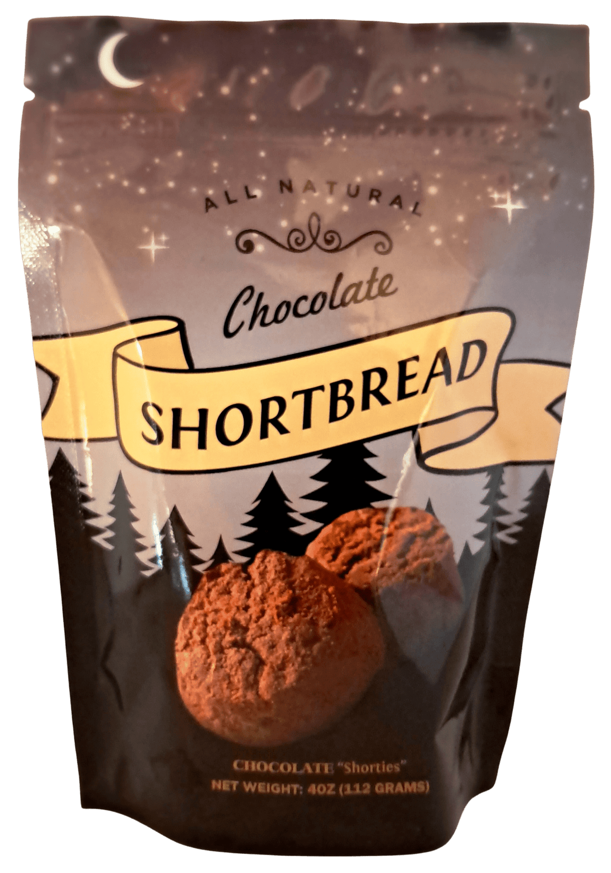 Northwest Expressions Chocolate Shortbread "Shorties" - 4oz Pouch