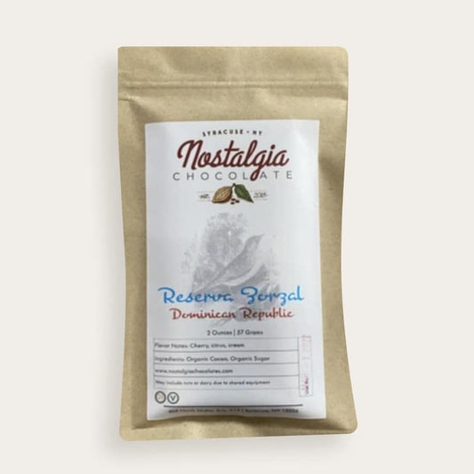 Nostalgia Chocolates Dominican Republic Reserva Zorzal 70% Dark