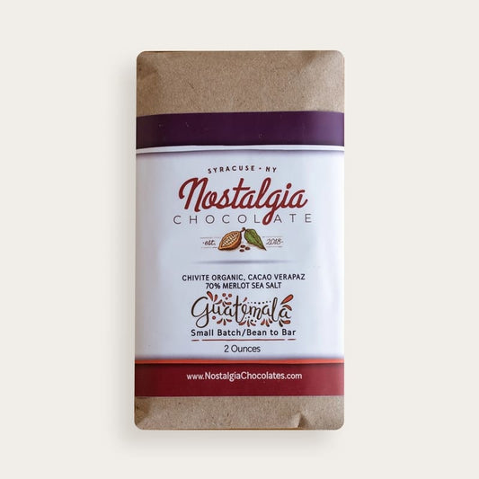 Nostalgia Chocolates Guatemala 70% Merlot Sea Salt