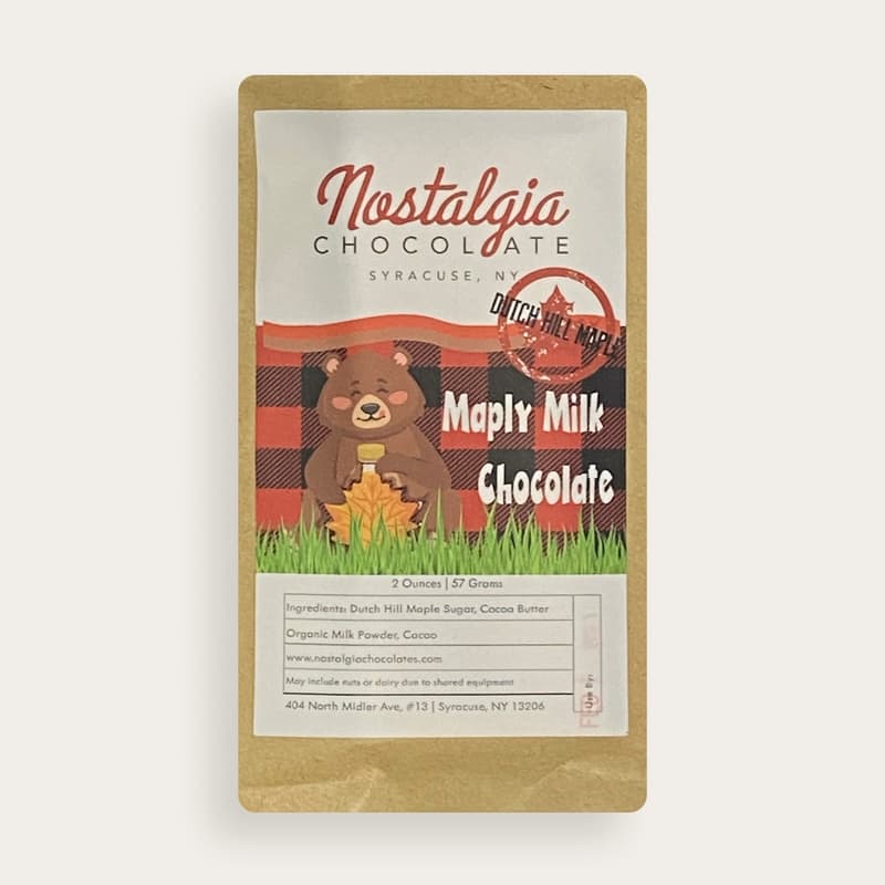 Nostalgia Chocolates Maply Milk Chocolate