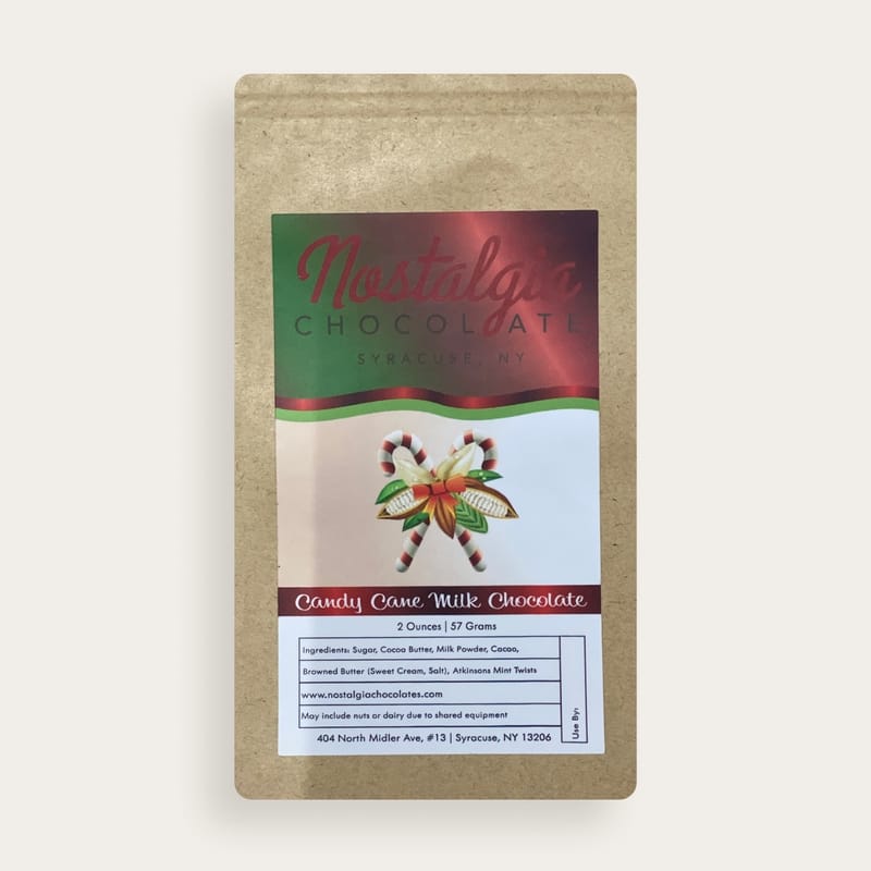Nostalgia Chocolates Milk Chocolate Candy Cane
