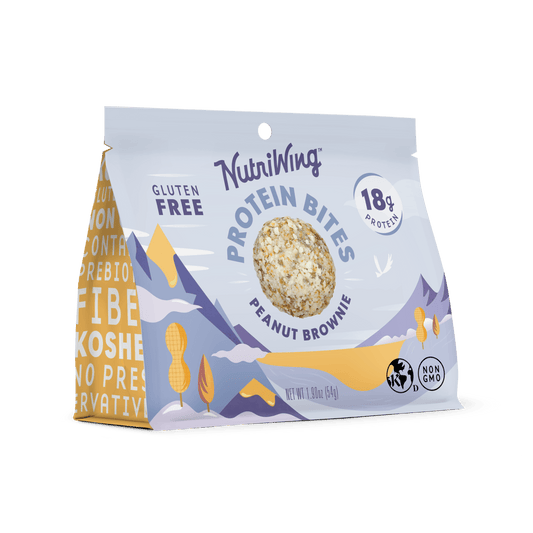 NutriWing Protein Bites - Peanut Brownie