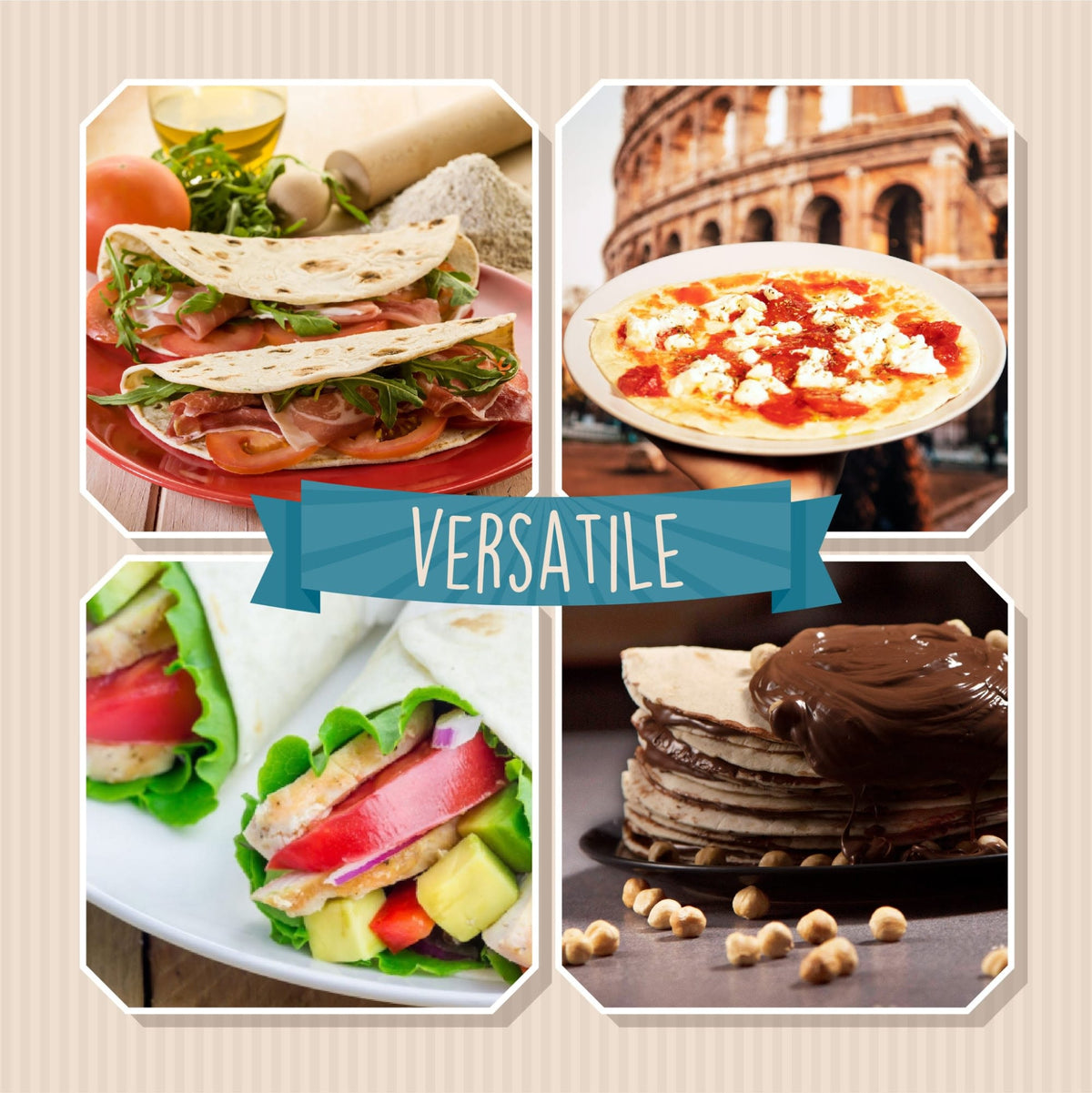 Piadina Traditional (Italian Flatbread) 856053006076