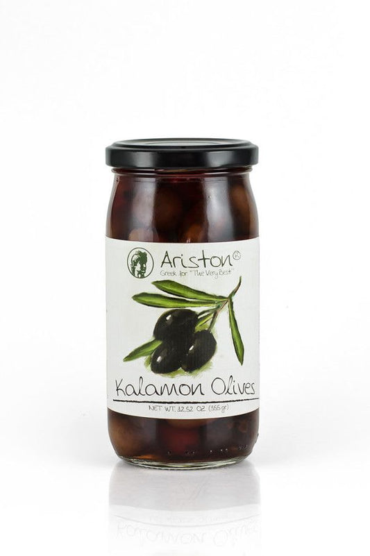 Ariston Specialties Greek olives in a glass jar