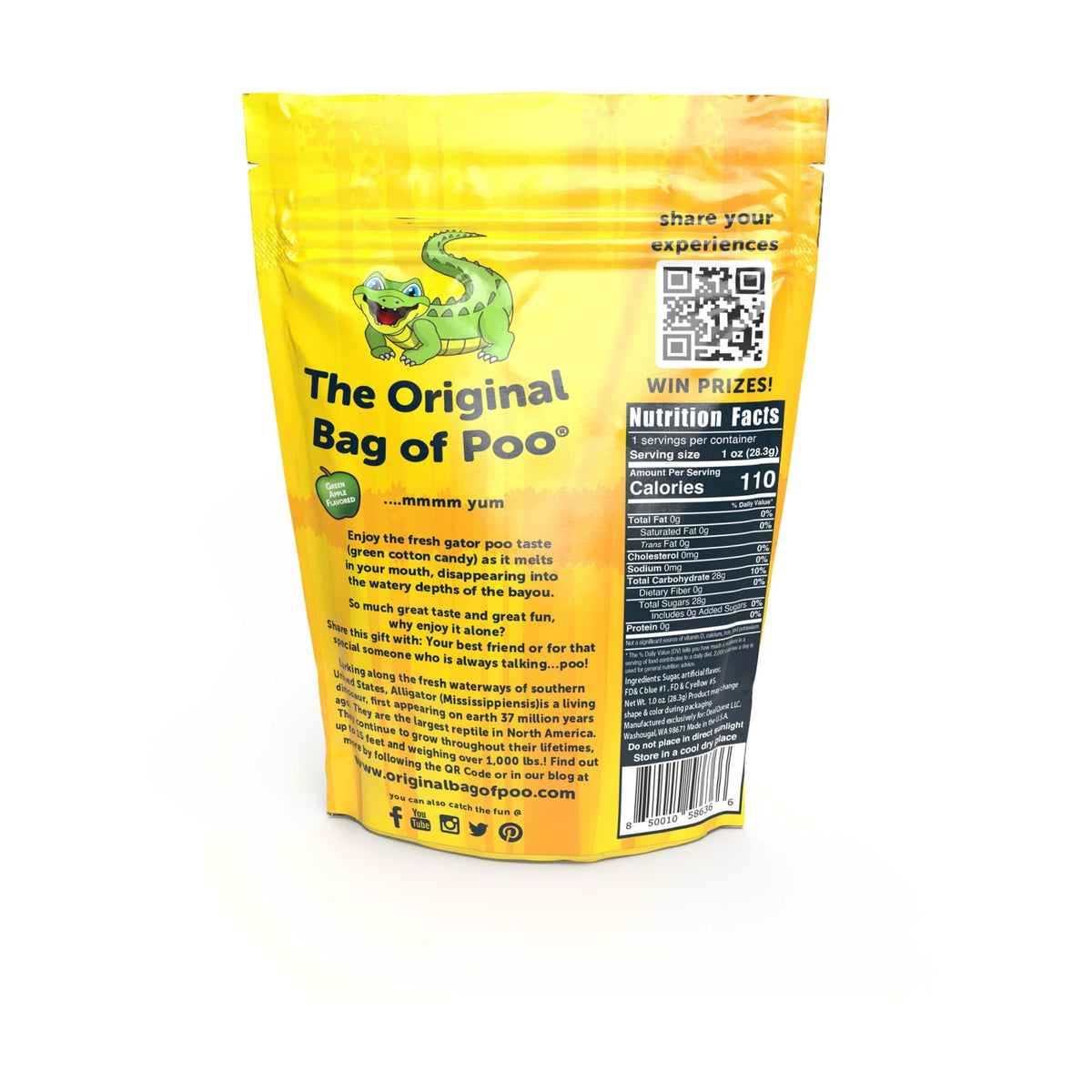 The Original Bag of Poo - Alligator Cotton Candy 23001-CS