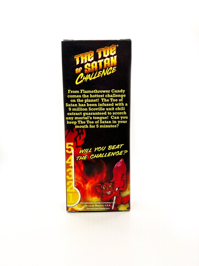Flamethrower Candy's Toes of Satan Challenge