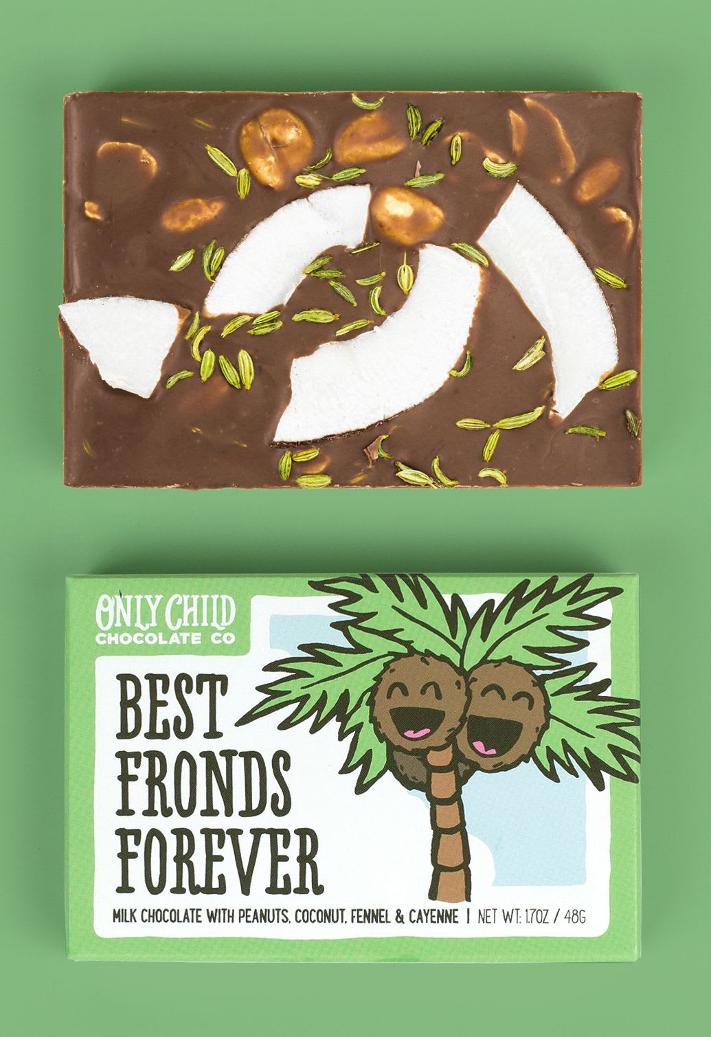 Only Child Chocolate Co Chocolate Bars - Best Fronds Forever