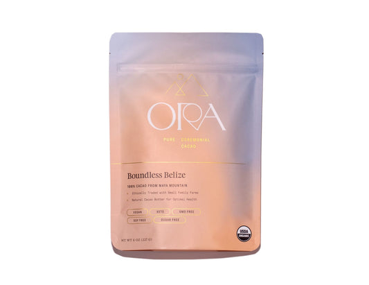 Ora Cacao Organic Pure Cacao: Boundless Belize 100% - 8oz
