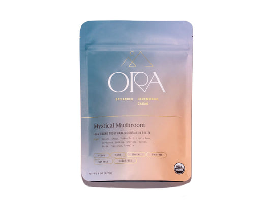 Ora Cacao Organic Super Cacao: Medicinal Mushroom 100% - 8oz