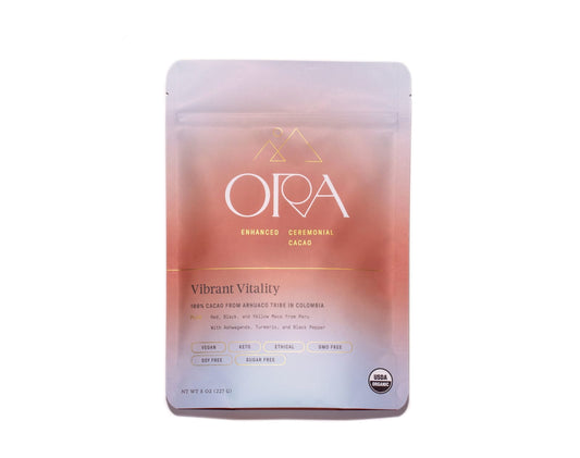 Ora Cacao Organic Super Cacao: Vibrant Vitality 100% - 8oz