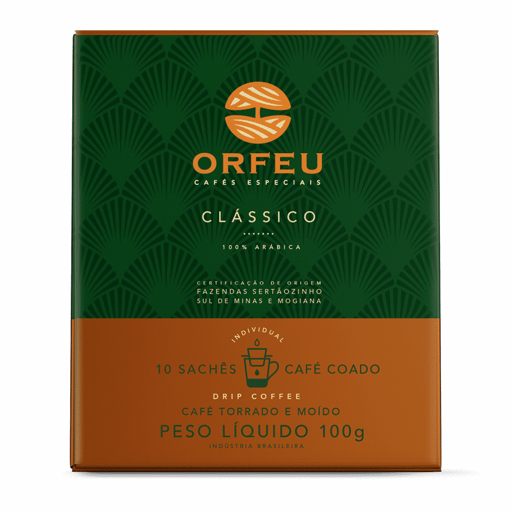 Orfeu Coffee Orfeu Specialty Coffee - Drip, Classic Medium Roast, 1