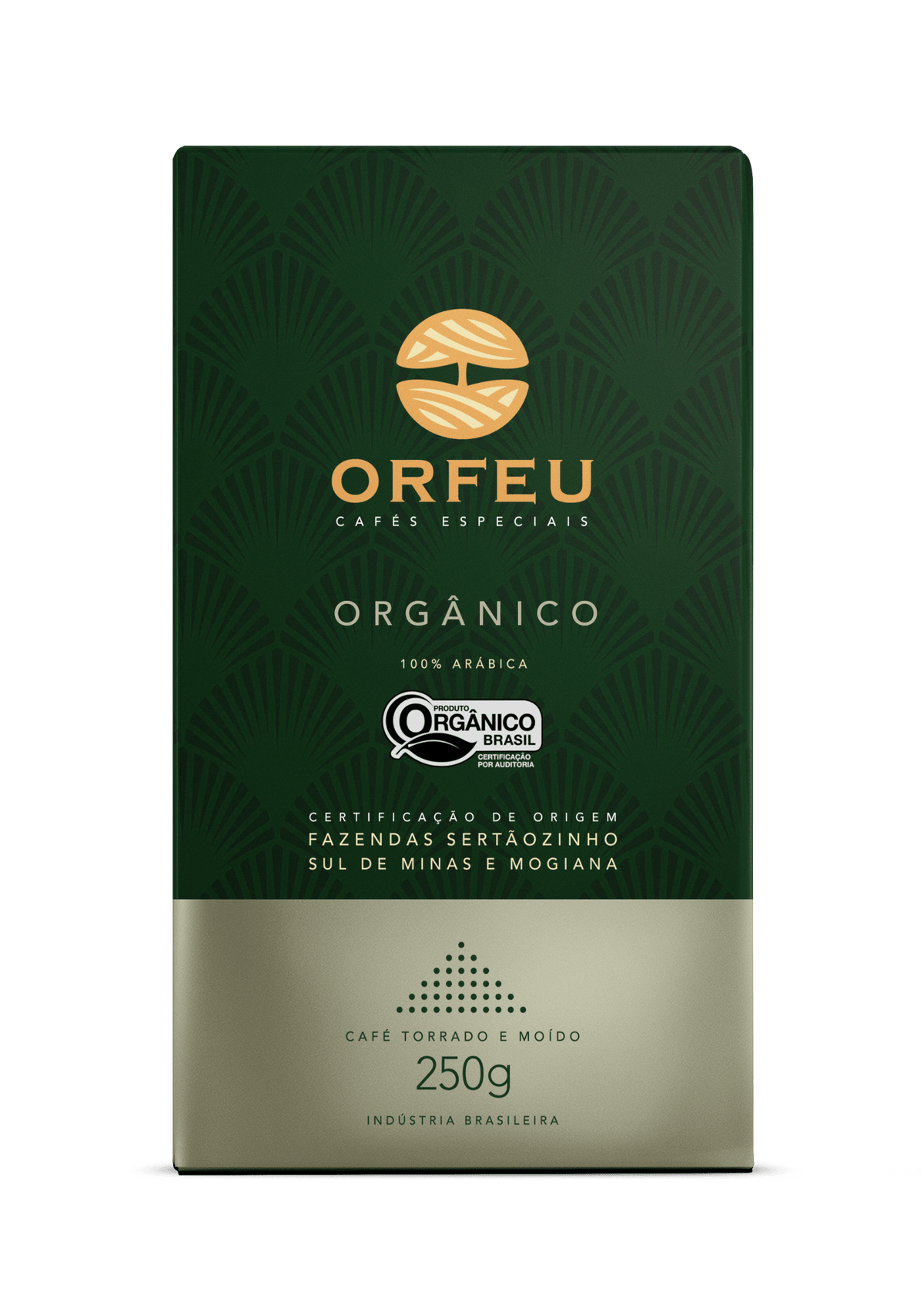 Orfeu Coffee Orfeu Specialty Coffee - Ground, Organic Medium Roast, 5 Cases