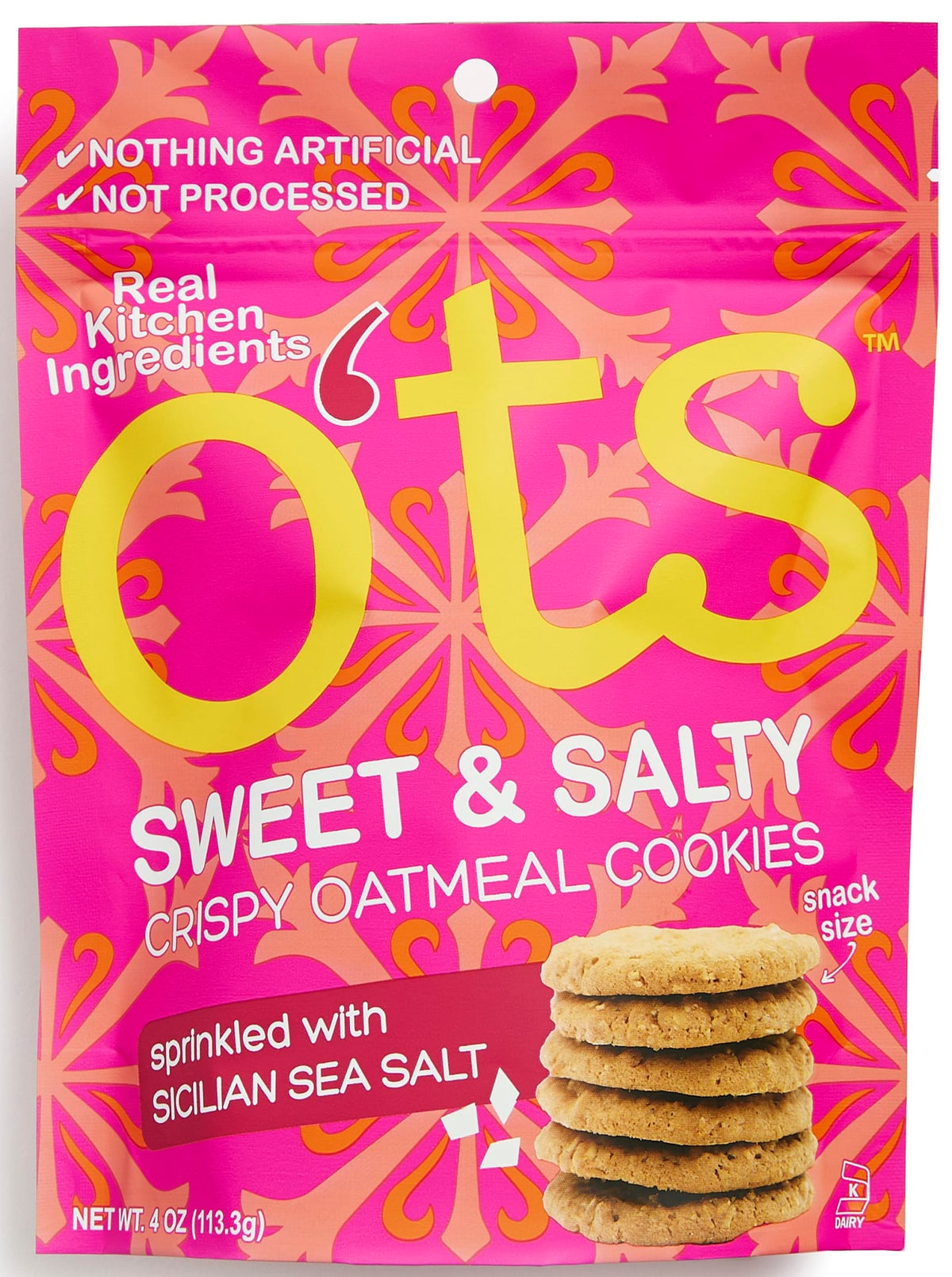 O'ts Cookies O'ts Oatmeal Cookie - 4oz, Sweet & Salty