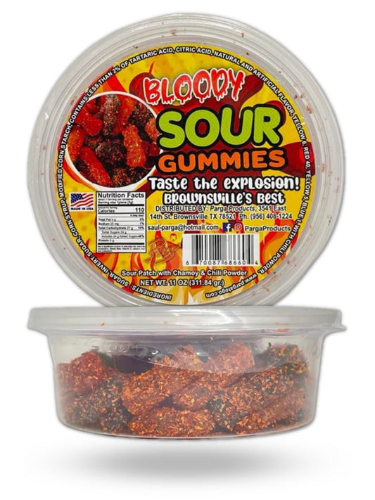 Parga Products Bloody Sour Gummies