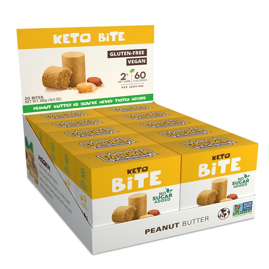Pasokin Keto Peanut Butter Bites - No Sugar Added - Original