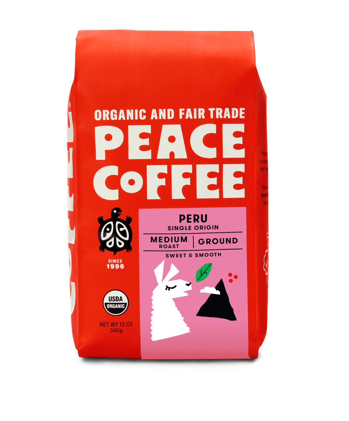 Peace Coffee 12oz Single Origin - Ground - Peru