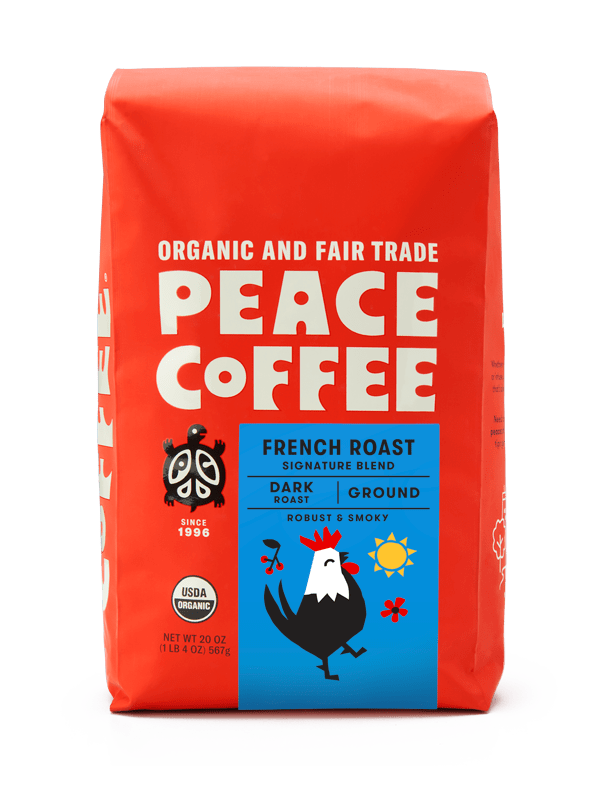 Peace Coffee 20oz Blends - Ground - French Roast
