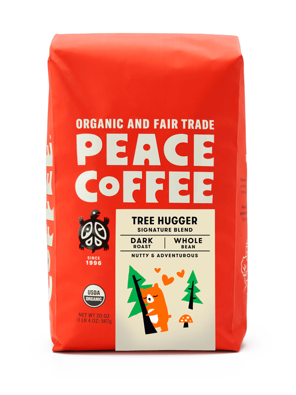 Peace Coffee 20oz Blends - Whole Bean - Tree Hugger