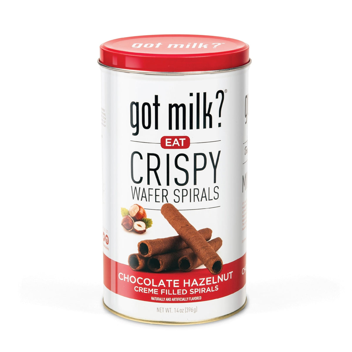 14oz Got Milk Cookies - Wafer Spirals Tin GMWSHN14-06