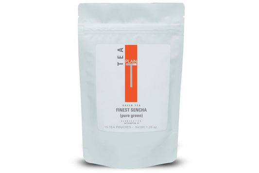 PLAIN-T Finest Sencha - 15 Pyramid Sachets
